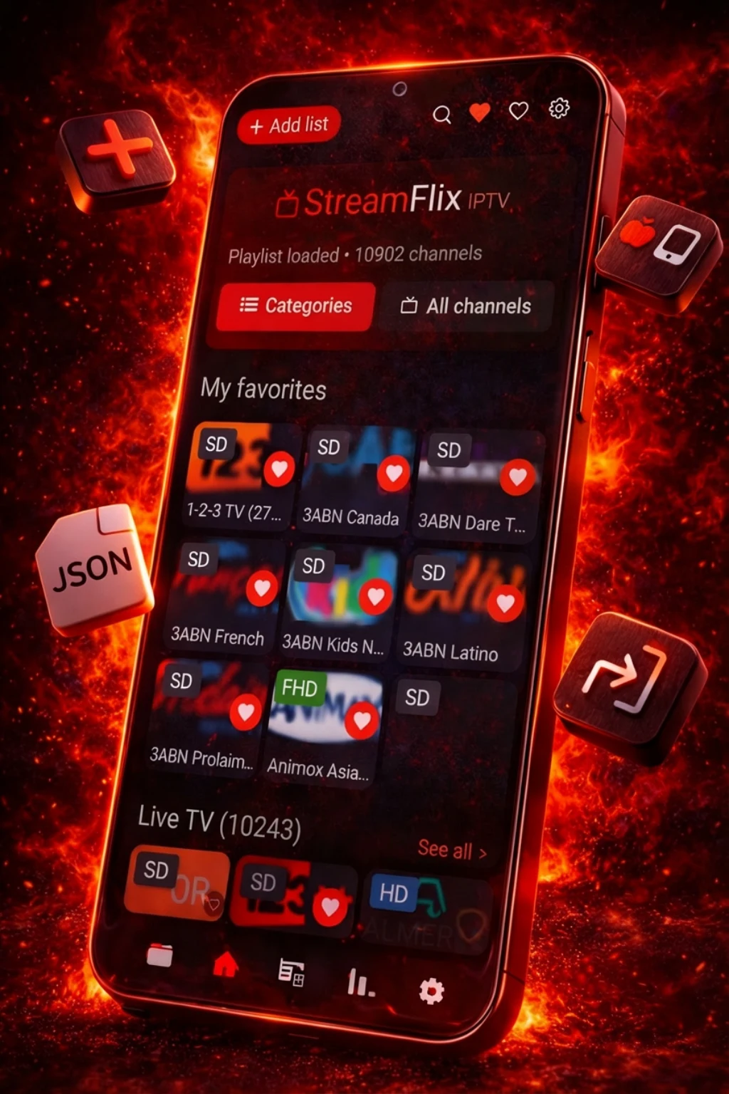 StreamFlix IPTV screenshot